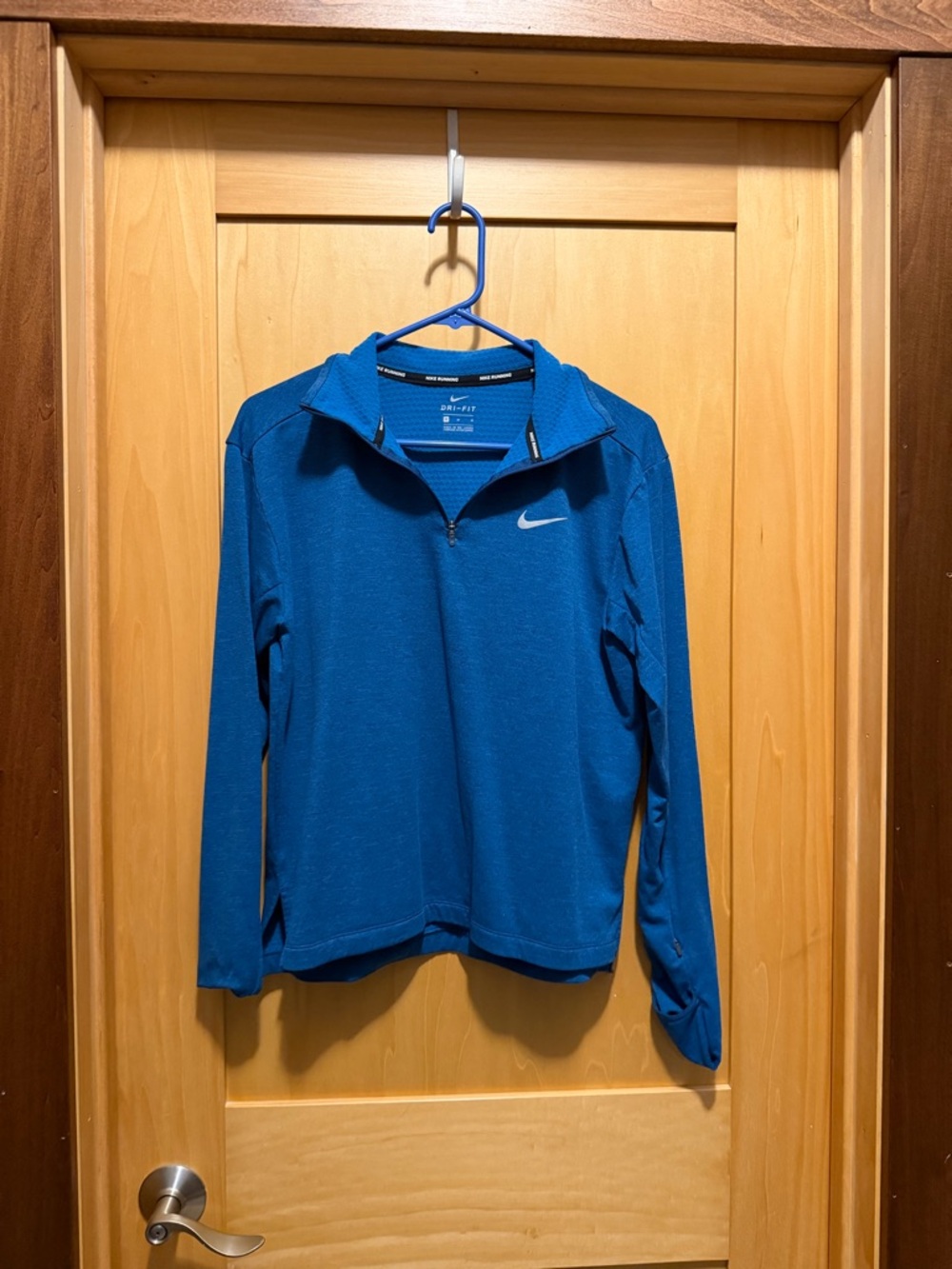 Nike teal Quarter-Zip Performance Pullover